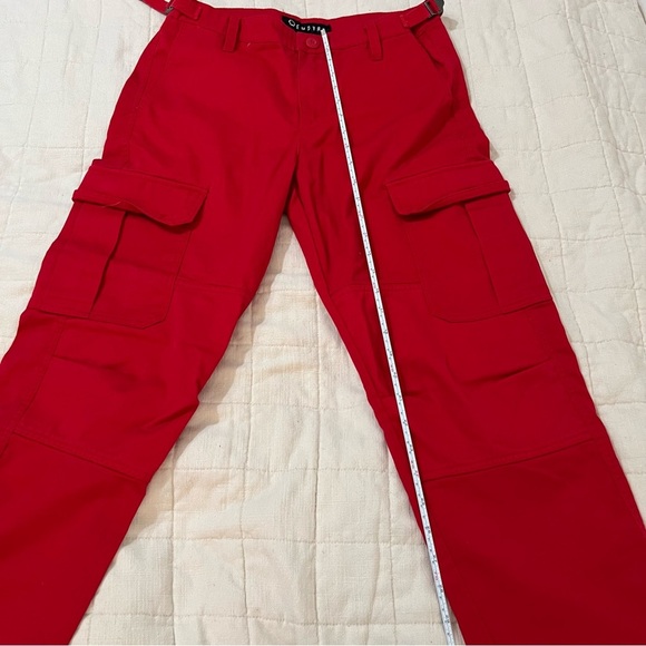 Empyre Red Cargo Pants Size Medium - Picture 8 of 11